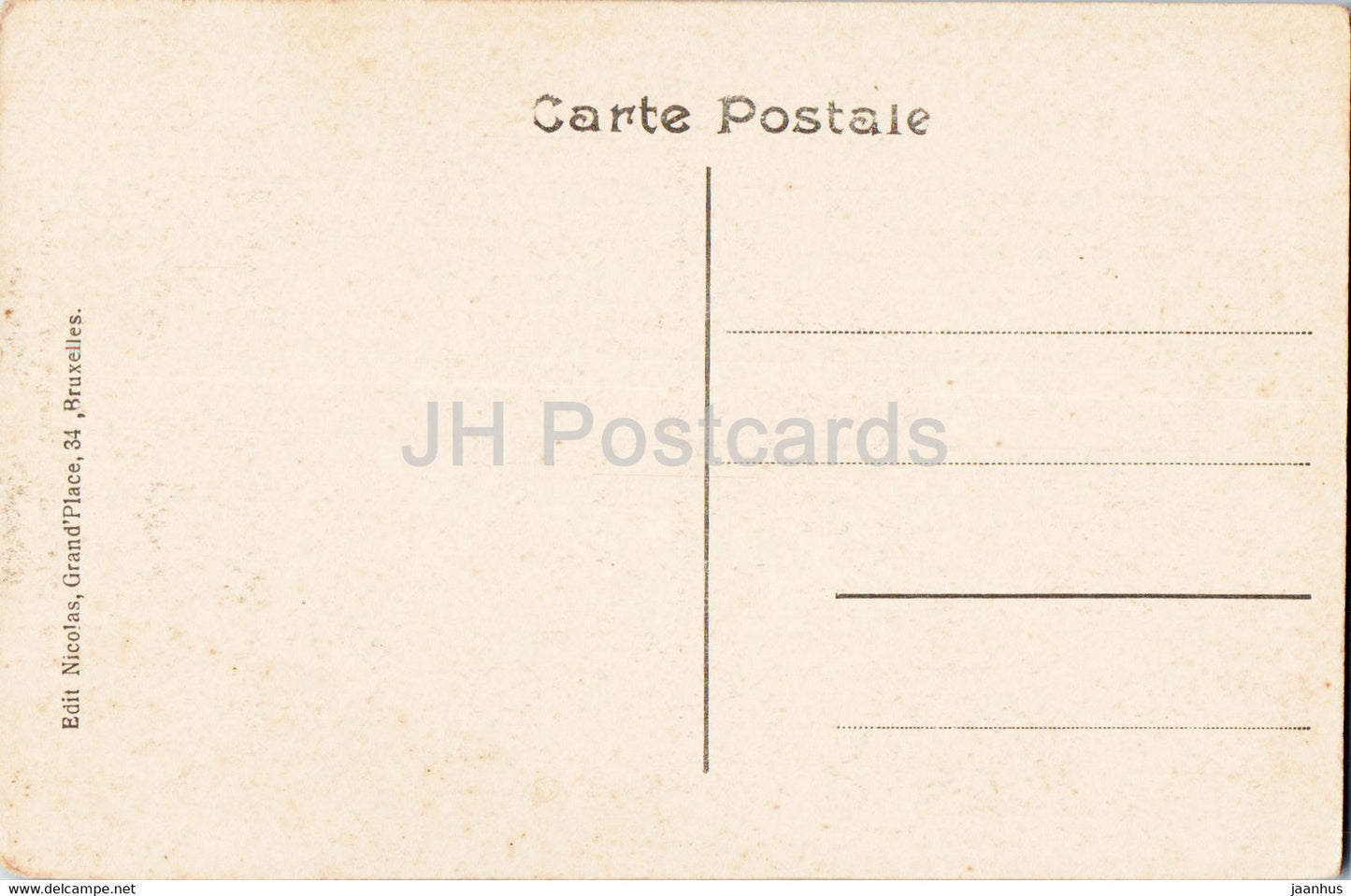 Brüssel - Brüssel - Colonne du Congres - Kongresssäule - alte Postkarte - Belgien - unbenutzt