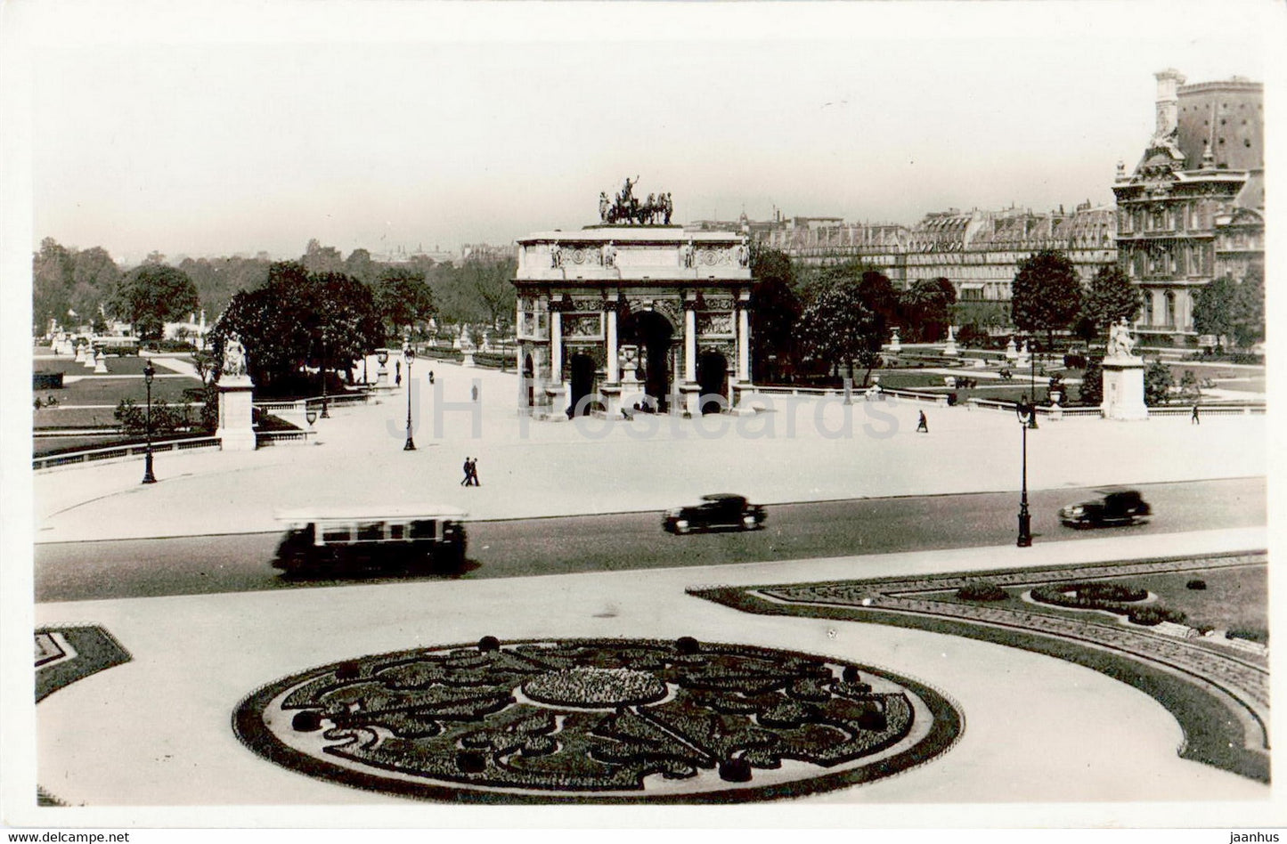 Paris - L'Arc de Triomphe du Carrousel - 4 - old postcard - France - unused - JH Postcards
