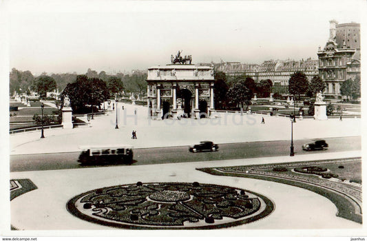 Paris - L'Arc de Triomphe du Carrousel - 4 - old postcard - France - unused - JH Postcards
