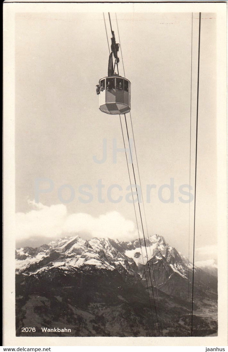 Wankbahn - cable car - 2076 - Germany - unused - JH Postcards