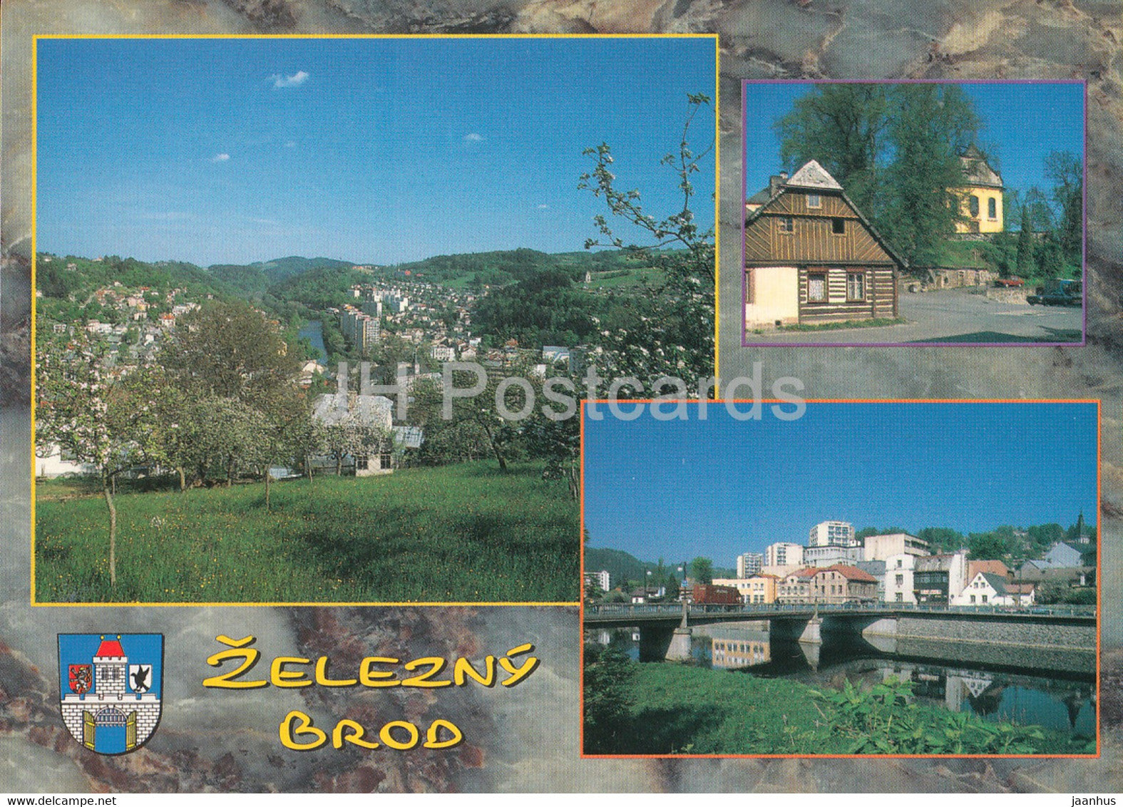 Zelezny Brod - town view - 2000 - Czech Republic - used - JH Postcards