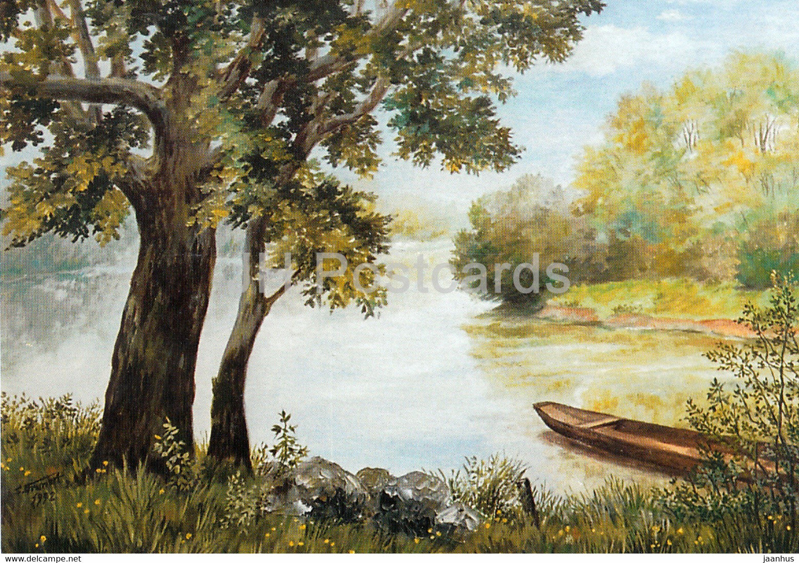 painting by Sibylle Grunert - German art - Germany - unused - JH Postcards