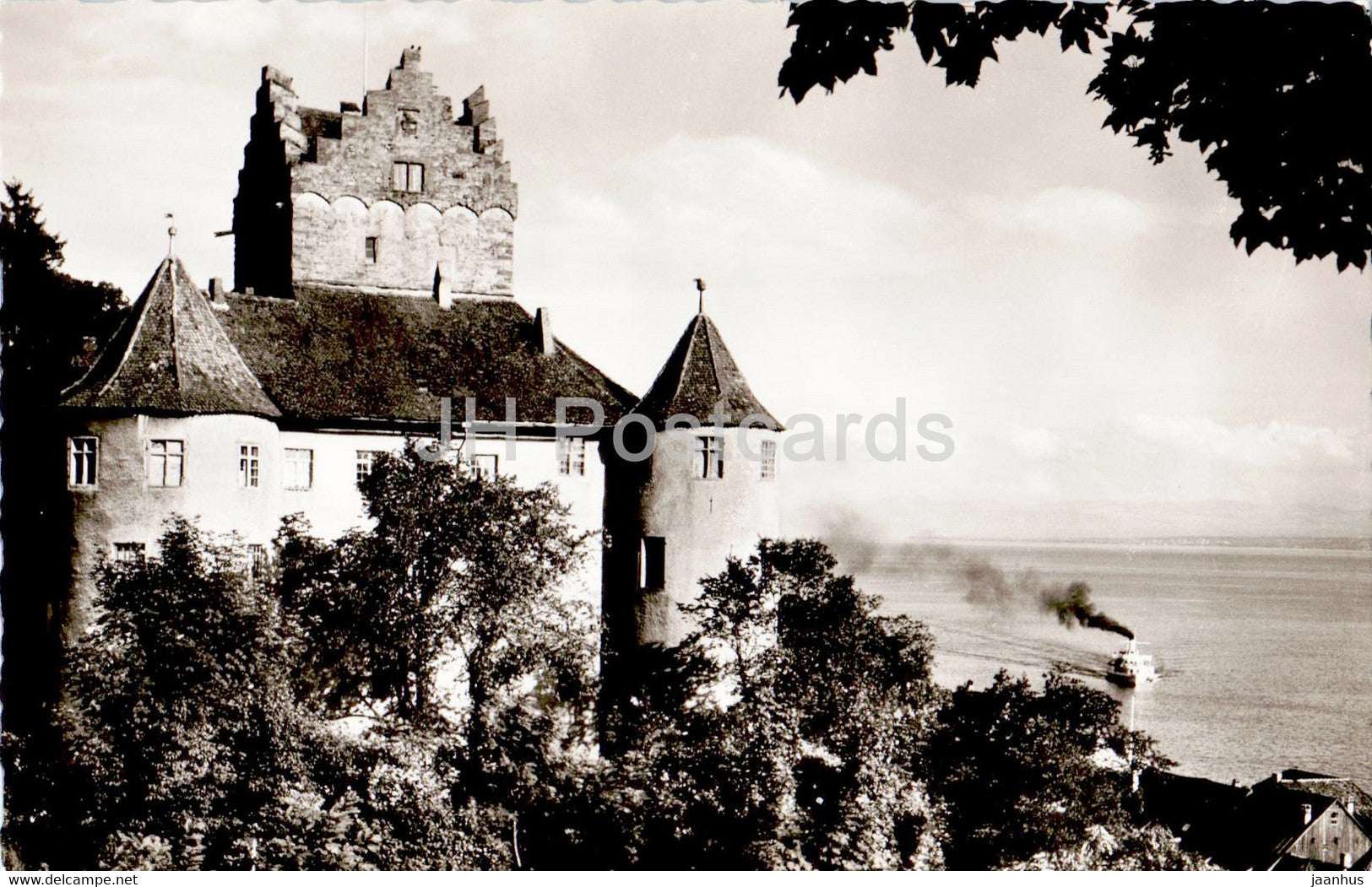 Meersburg - Die Burg - castle - old postcard - Germany - unused - JH Postcards