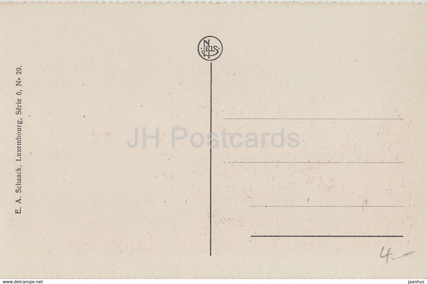 Vianden - Les Ruines du Château - ruines du château - 29 - série 6 - carte postale ancienne - Luxembourg - inutilisée