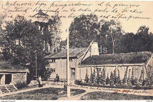 Goteborg - Smalandsstuonni Slottsskogen - old postcard - 1927 - Sweden - used - JH Postcards