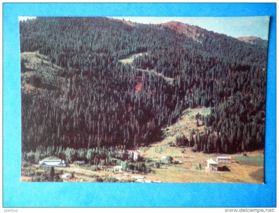 Dzhety Okuz , resort - Nature of Kyrgyzstan - 1969 - Kyrgyzstan USSR - unused - JH Postcards