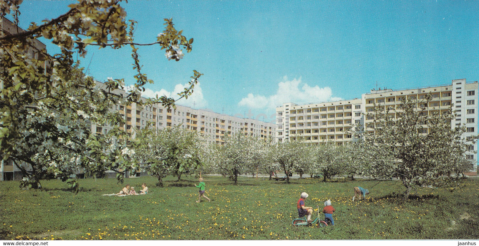 Minsk - New District - 1983 - Belarus USSR - unused - JH Postcards