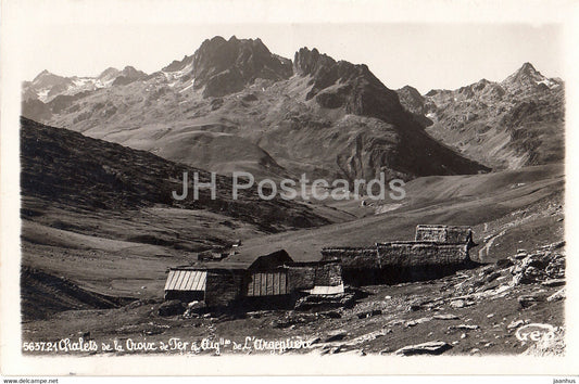 Chalets de la Croix de Fer - Aiguilles de l'Argentiere - 5637.21 - old postcard - France - unused - JH Postcards