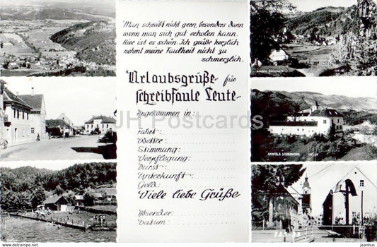 Urlaubsgrusse fur Schreibfaule Leute - Germany - used - JH Postcards