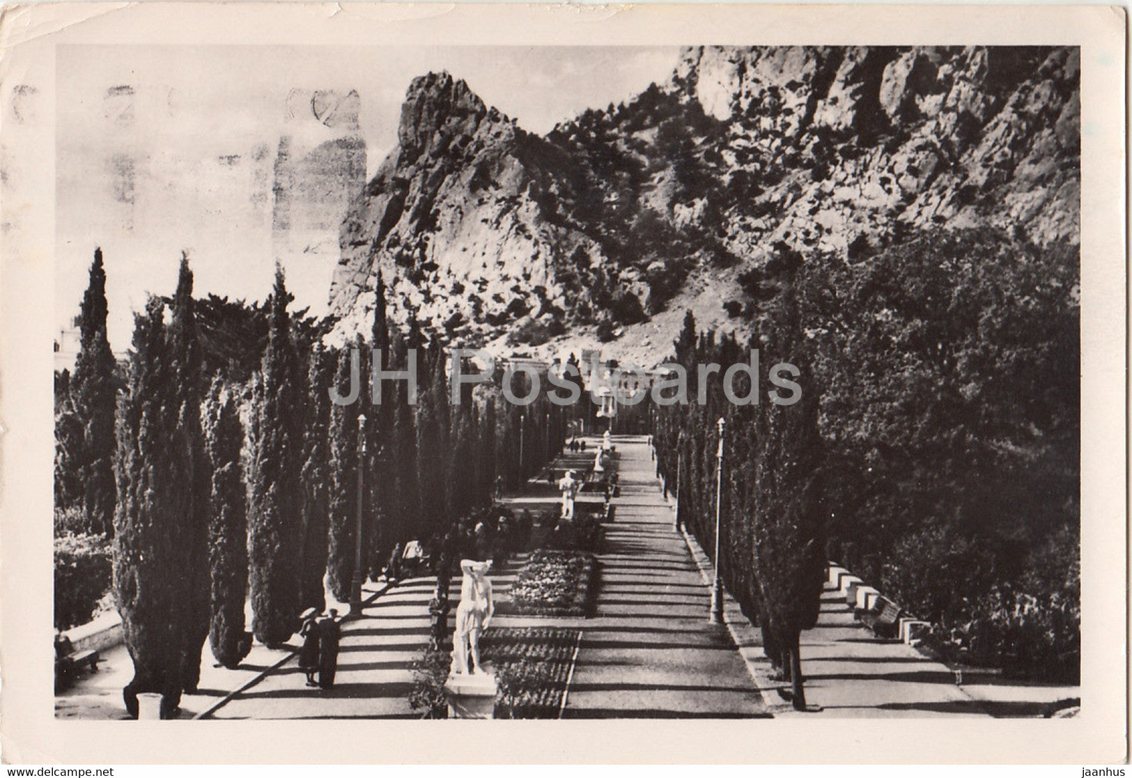 Simeiz - prospekt - Koshka hill - Crimea - 1959 - Ukraine USSR - used - JH Postcards
