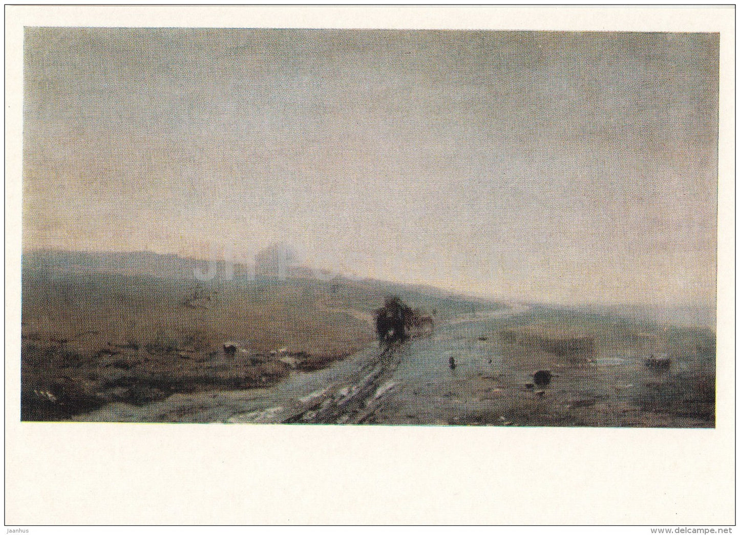 painting by A. Kuindzhi - Bad weather , sketch - Russian art - 1976 - Russia USSR - unused - JH Postcards
