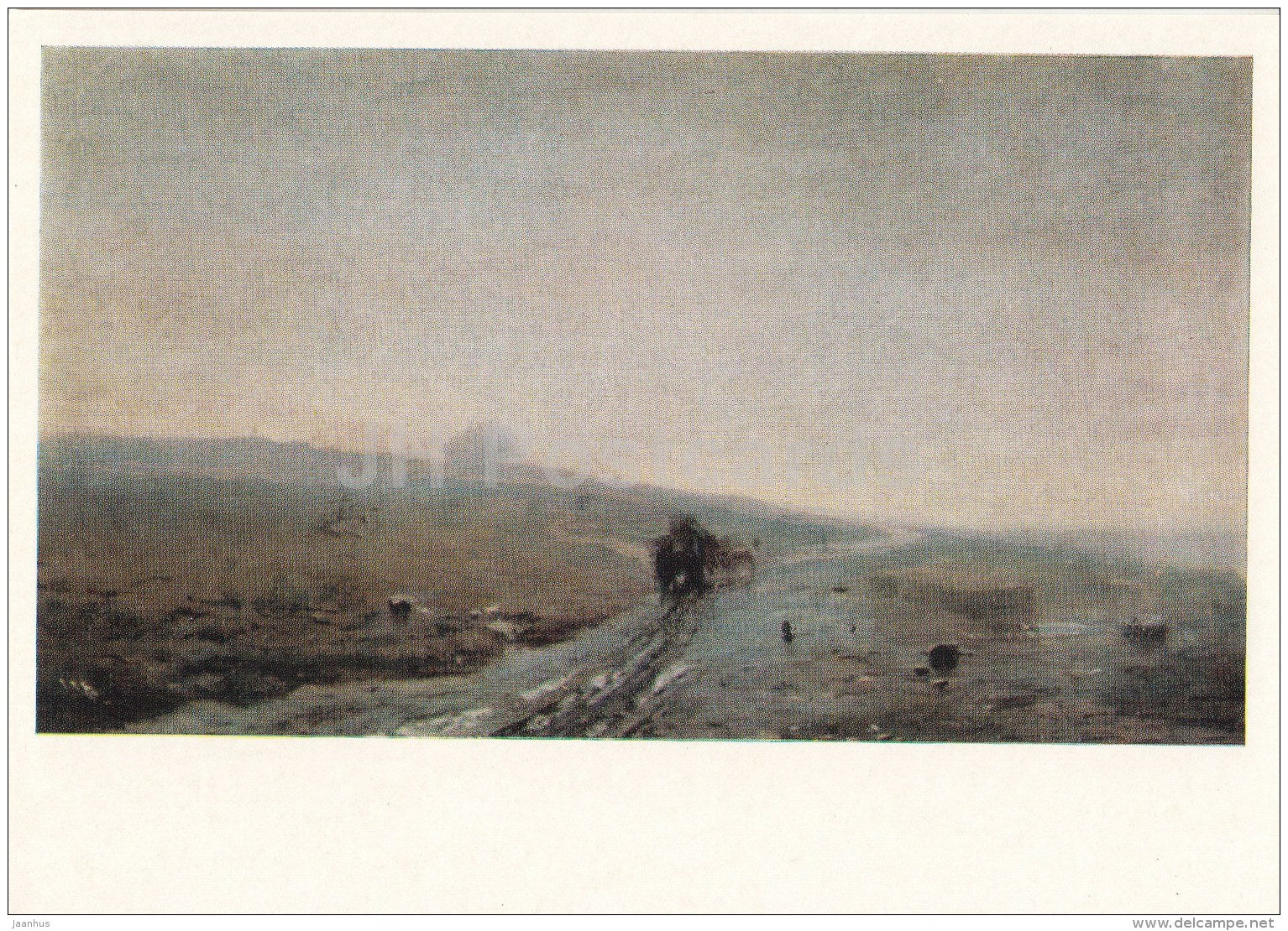 painting by A. Kuindzhi - Bad weather , sketch - Russian art - 1976 - Russia USSR - unused - JH Postcards