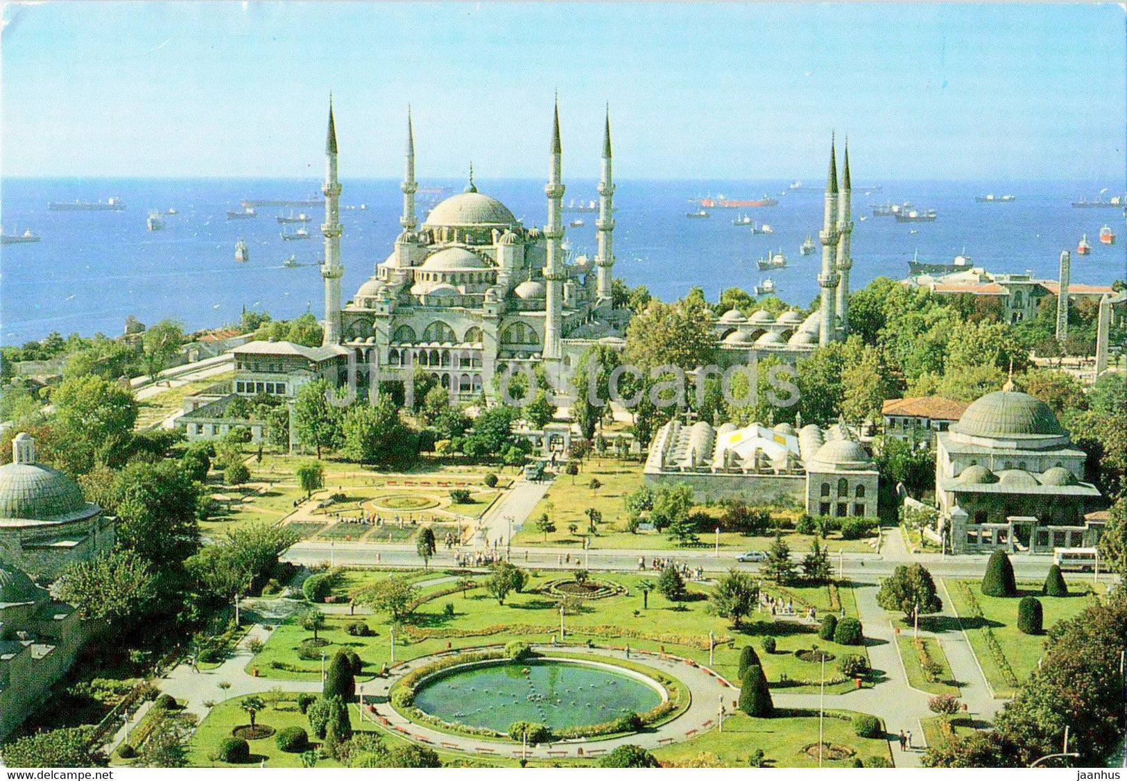 Istanbul - The Blue Mosque - Tur Yay - 1992 - Turkey - used - JH Postcards