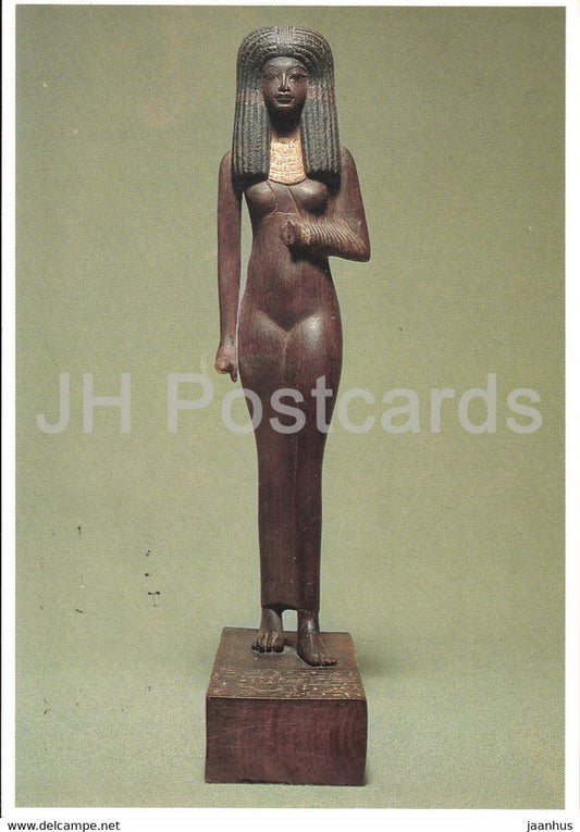Statue of Henut Taoui - Museu Calouste Gulbenkian - ancient art - museum - 1989 - Portugal - used - JH Postcards