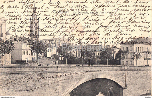 Toulouse - La Dalbade - vue du Pont Neuf - 31 - old postcard - 1905 - France - used - JH Postcards