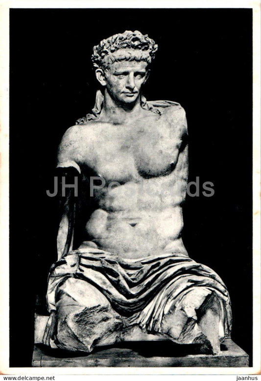 Roma - Museo Profano Lateranense - Imperatore Claudio - The Emperor Claudius - sculpture - old postcard - Italy - unused - JH Postcards