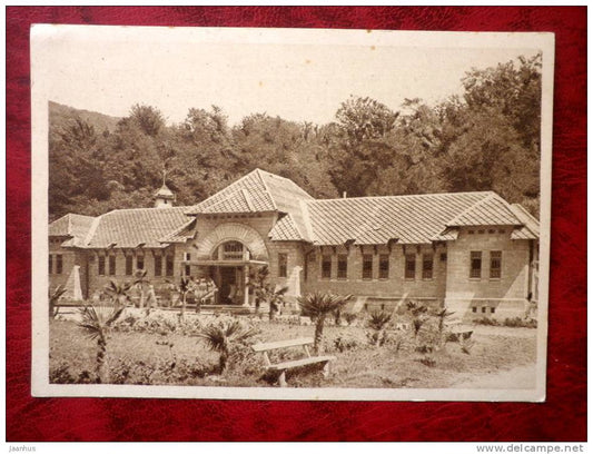 Sochi - Old Mazesta, bathing building - old postcard - Russia - USSR - unused - JH Postcards