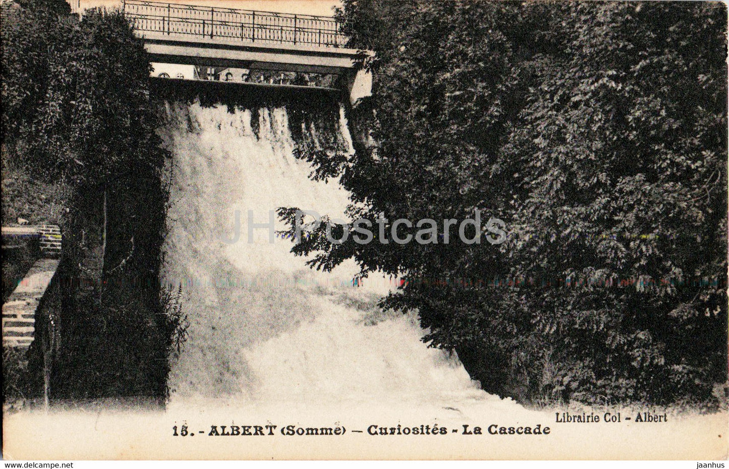 Albert - Curiosites - La Cascade - 15 - old postcard - France - unused - JH Postcards