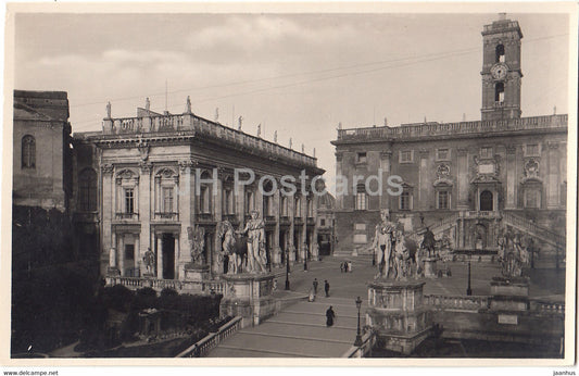 Roma - Rome - Campidoglio - Palazzo del Senatore e Museo Capitolino - 60160 - old postcard - Italy - unused - JH Postcards