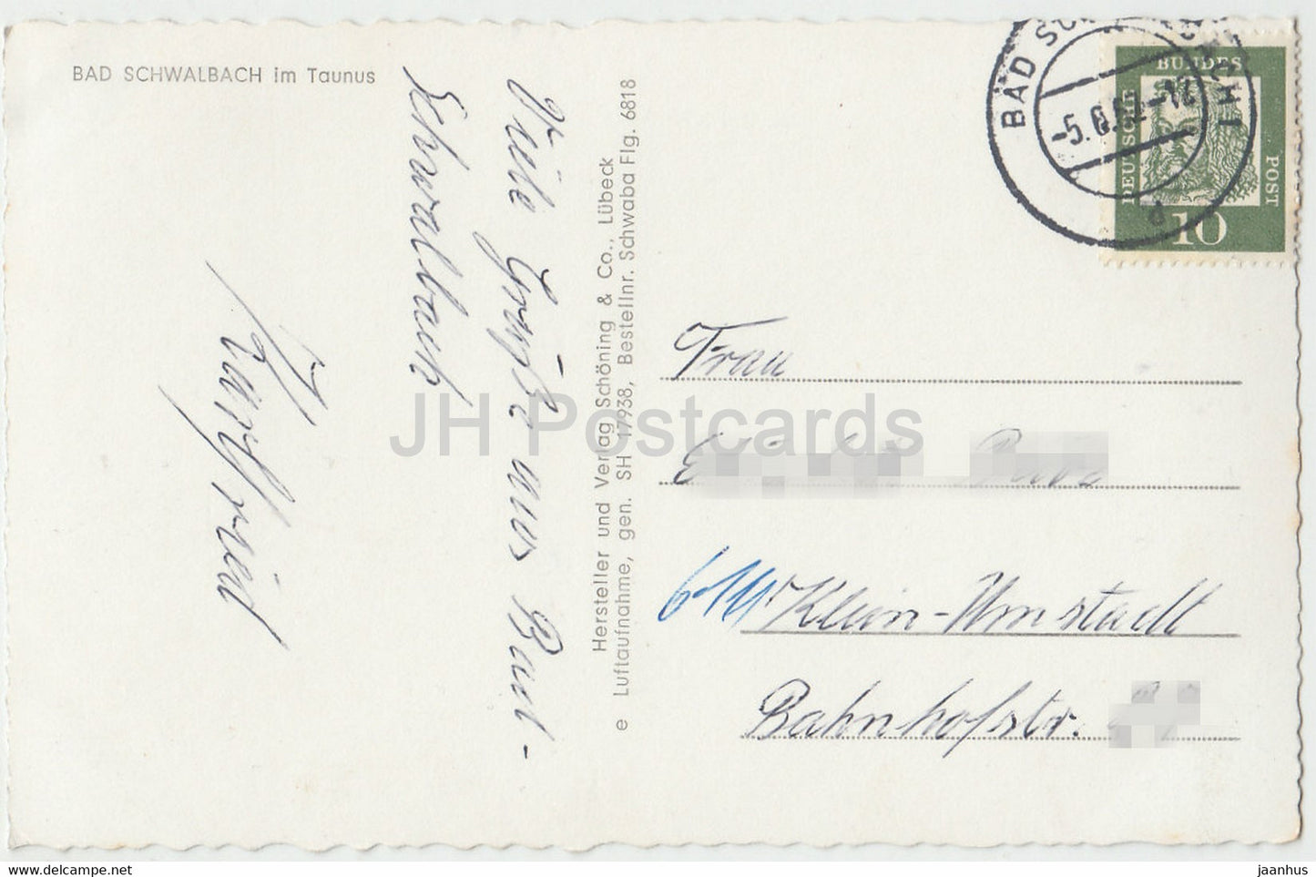 Bad Schwalbach im Taunus – 1967 – Deutschland – gebraucht