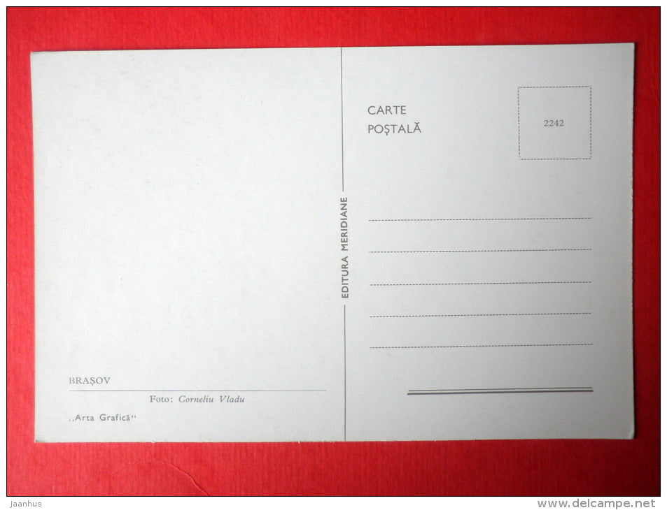 Street View - trolleybus - Brasov - 2242 - Romania - unused - JH Postcards