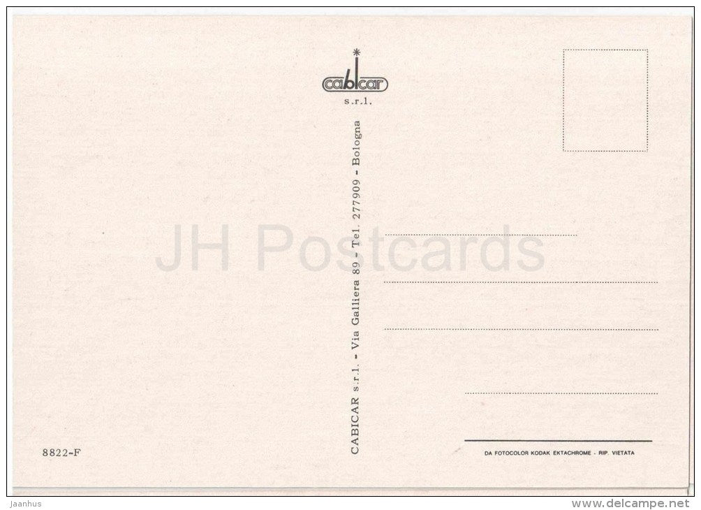 Stazione climatica mt. 1020 - cable car - Sestola - Modena - Emilia-Romagna - 8822-F - Italia - Italy - unused - JH Postcards