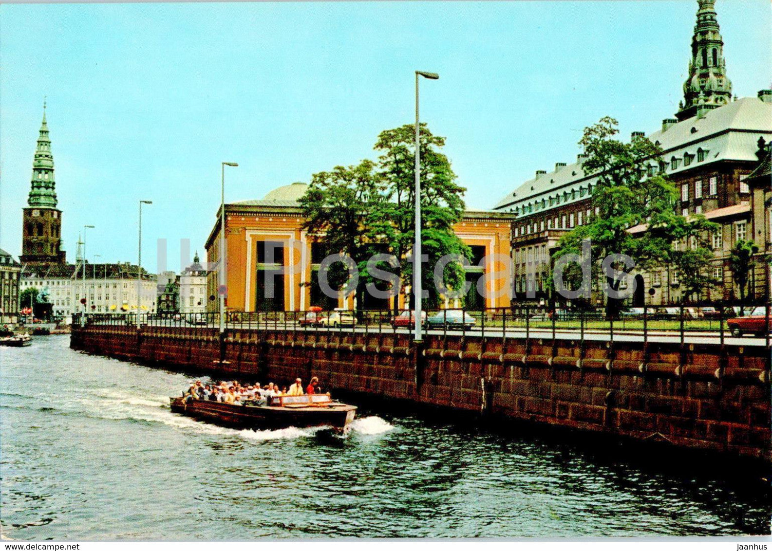 Copenhagen - Kopenhagen - Museum Thorvaldsen - boat - 66 - Denmark - unused - JH Postcards