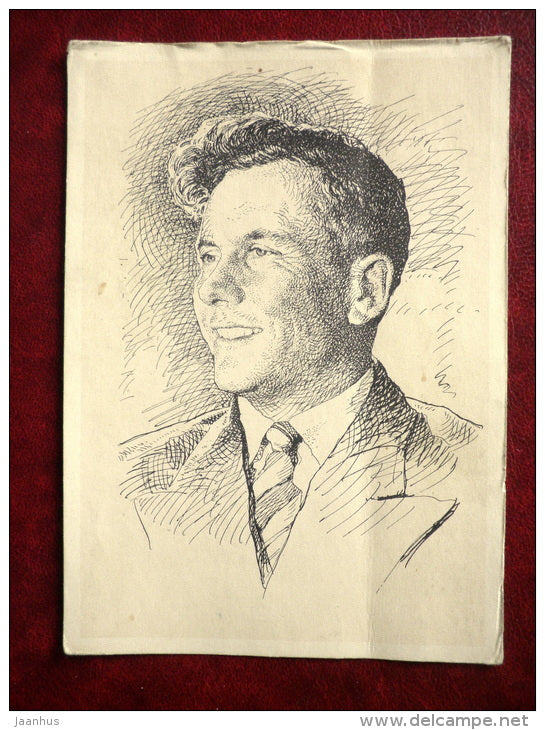 soviet cosmonaut P. R. Popovich - astronaut - 1962 - Russia USSR - unused - JH Postcards