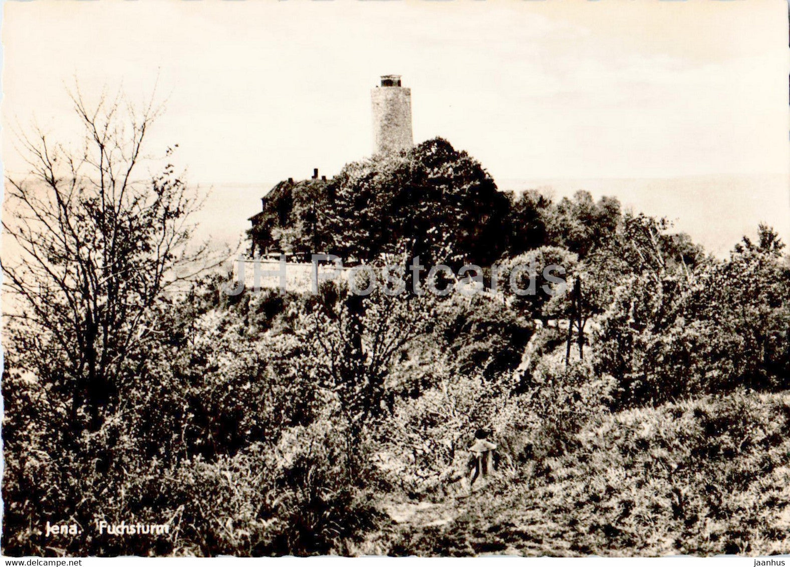 Jena - Fuchsturm - old postcard - Germany DDR - unused - JH Postcards