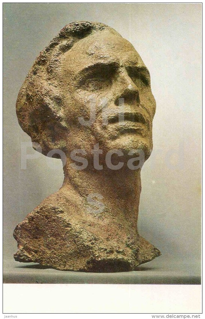 sculpture by Stepan Erzia - Tribune of the People , 1926 - russian , soviet , mordvin art - unused - JH Postcards