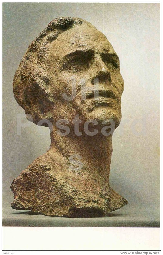 sculpture by Stepan Erzia - Tribune of the People , 1926 - russian , soviet , mordvin art - unused - JH Postcards