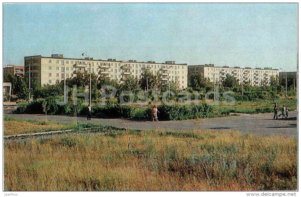 1st Microdistrict - Shushenskoye - 1983 - Russia USSR - unused - JH Postcards