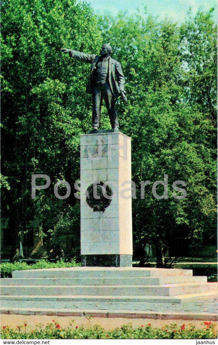 Kaluga - monument to Lenin - 1974 - Russia USSR - unused - JH Postcards