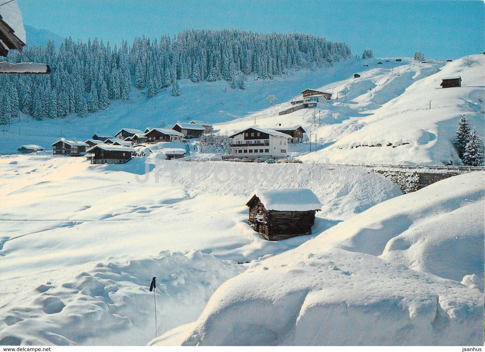 Rueras - Dieni gegen Planatsch - 7436 - Switzerland - unused - JH Postcards