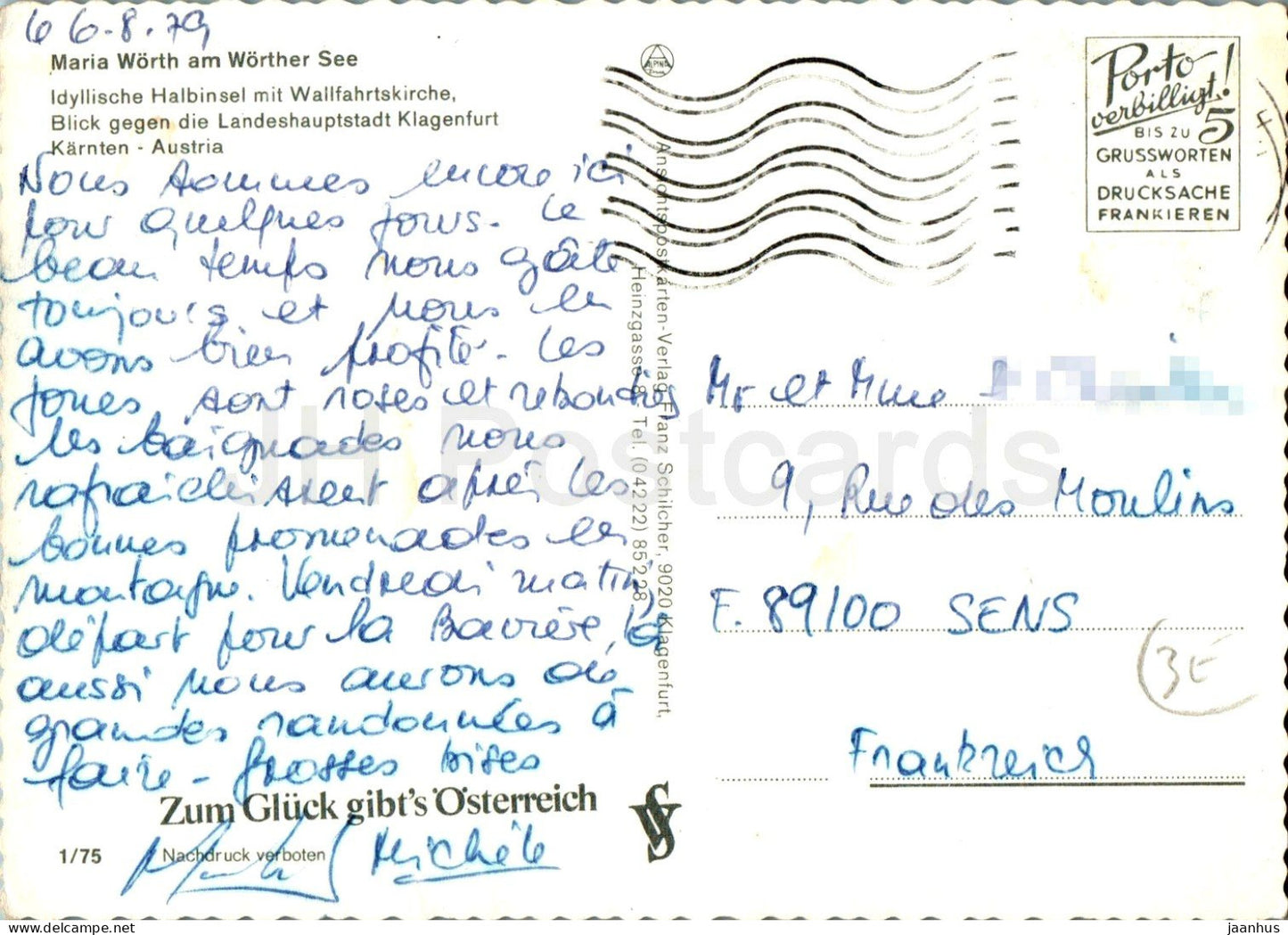 Maria Wörth am Wörthersee – 1/75 – 1979 – Österreich – gebraucht 