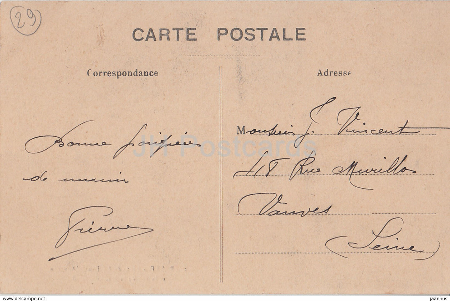 Brest - Place de La Tour d'Auvergne et la rue de la Mairie - 1 - alte Postkarte - 1911 - Frankreich - gebraucht