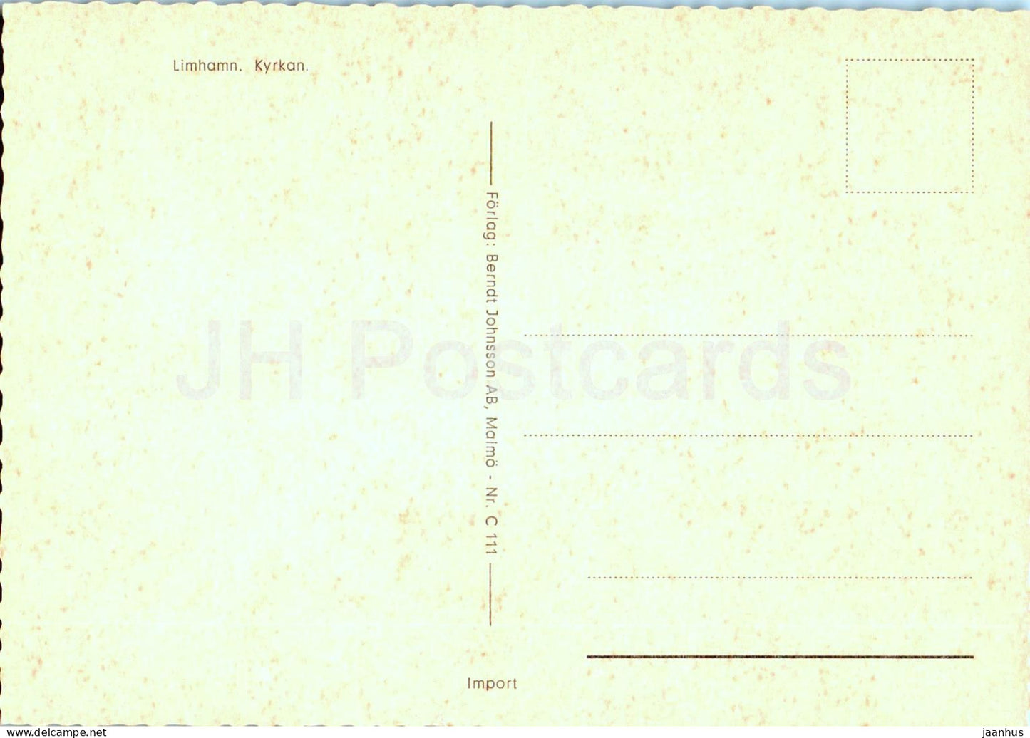 Limhamn - Kyrkan - église - 111 - Suède - inutilisé 