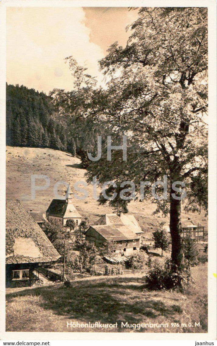 Muggenbrunn 976 m - Gashof und Pension zum Adler - old postcard - 1935 - Germany - used - JH Postcards