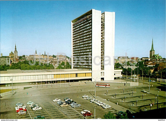 Tallinn - Intourist hotel Viru - bus Ikarus - Intourist - Estonia USSR - unused - JH Postcards