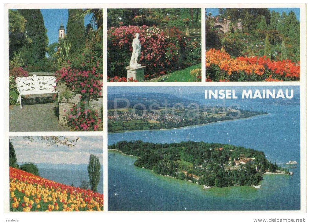 Insel Mainau - Im Wandel der Jahreszeiten - Die Blumeninsel im Bodensee - Germany - 1995 gelaufen - JH Postcards
