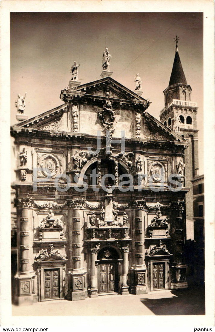 Venezia - Venice - Chiesa di S Moise - church - 64324 - old postcard - Italy - unused - JH Postcards