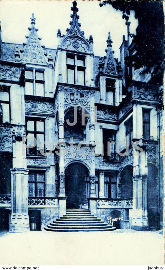 Tours - Hotel Gouin - 8 - old postcard - France - unused - JH Postcards