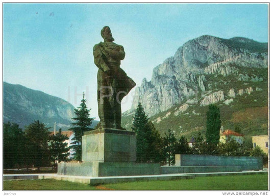 monument to Hristo Botev - Vratsa - 2026 - Bulgaria - unused - JH Postcards