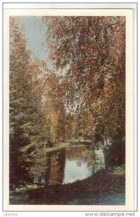 Ponds in Old Sylvia - Pavlovsk - 1971 - Russia USSR - unused - JH Postcards