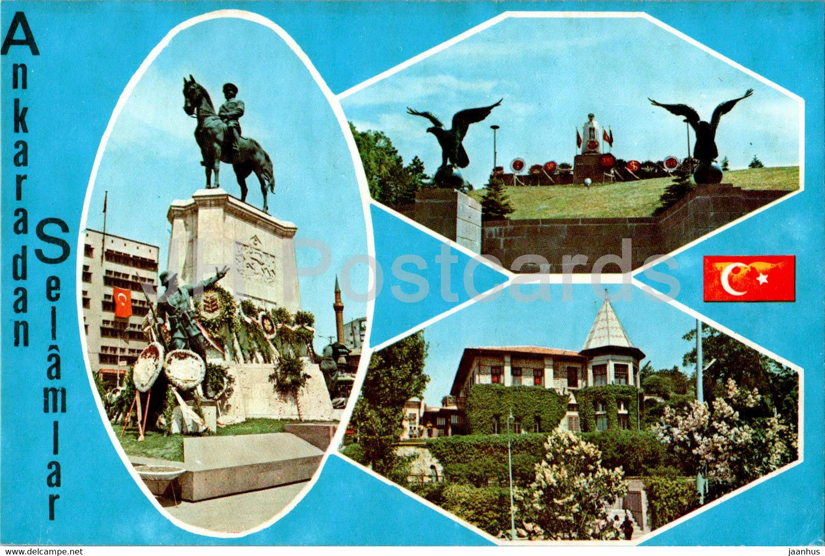 Ankara - Ankaradan Selamlar - Greetings from Ankara - multiview - 06-7 - Turkey - unused - JH Postcards