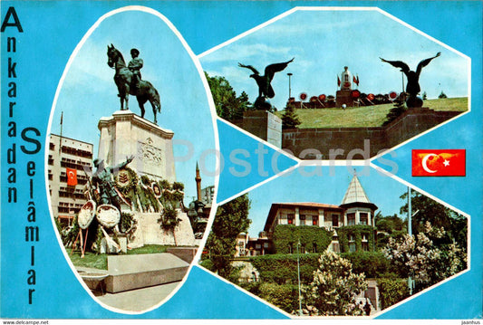 Ankara - Ankaradan Selamlar - Greetings from Ankara - multiview - 06-7 - Turkey - unused - JH Postcards