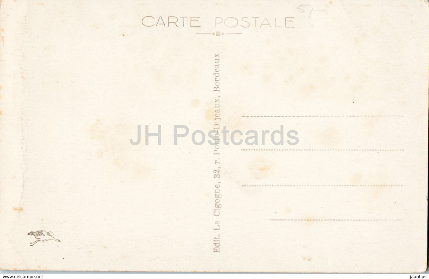 Bordeaux - Les Jardins et Terrasses sur les Quais - 40 - carte postale ancienne - 1939 - France - inutilisée