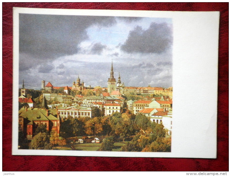 Tallinn Old Town view - 1980 - Estonia - USSR - unused - JH Postcards
