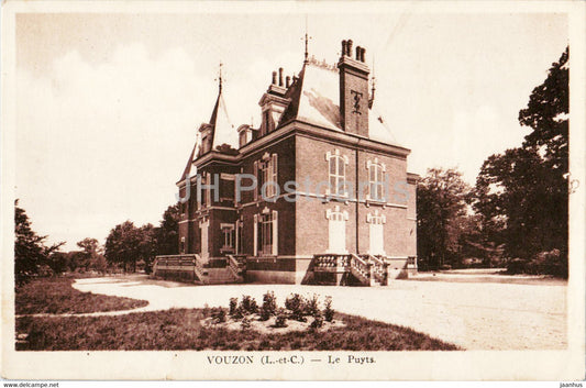 Vouzon - Le Puyts - old postcard - 1940 - France - used - JH Postcards