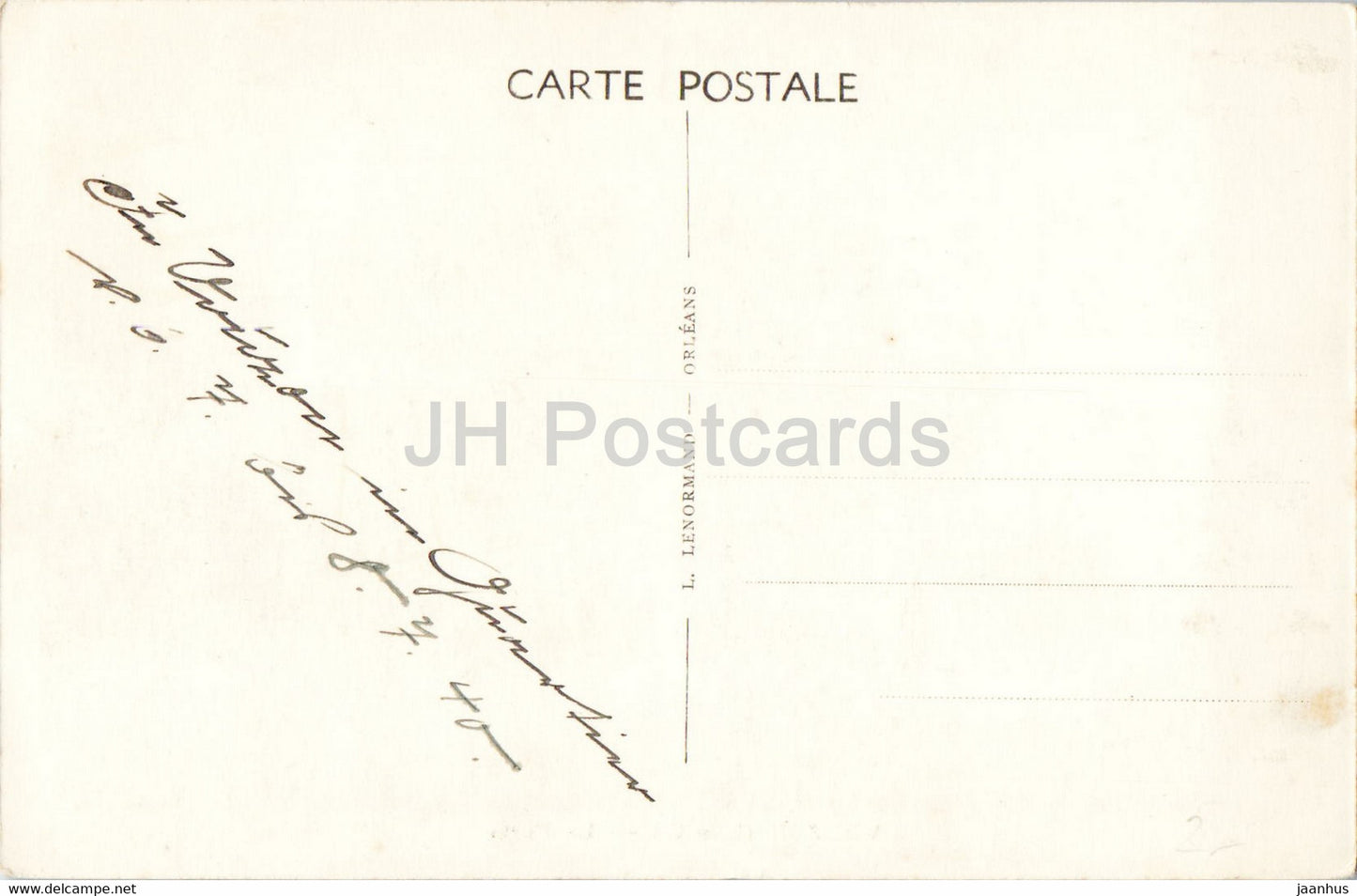 Vouzon - Le Puyts - carte postale ancienne - 1940 - France - occasion